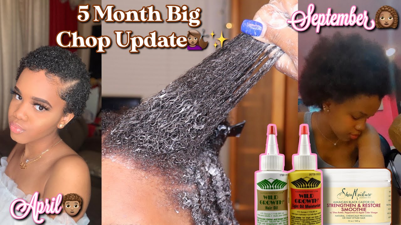 How I Grew My Short 4c Hair In 5 MONTHS ?! | Post Big Chop