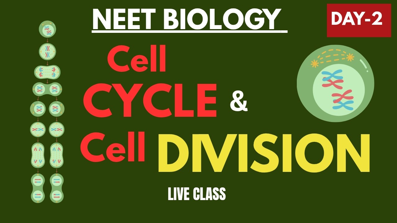 NEET Biology 2026 | Cell Cycle & Cell Division One Shot 🔥 | Class 2-( Part -1)