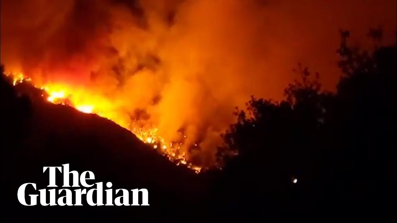 Pyrotechnic device at gender-reveal party causes California wildfire