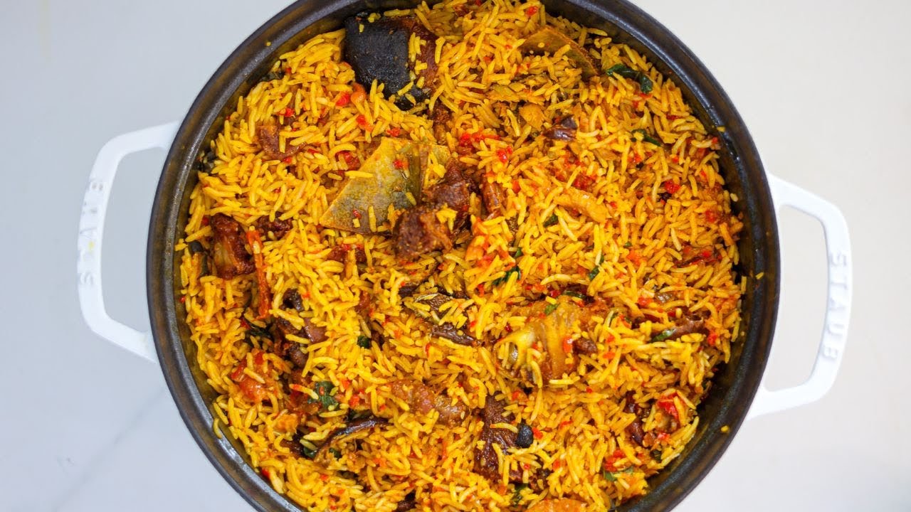 I Made PALM OIL RICE For My Family - ONE POT BUDGET MEAL