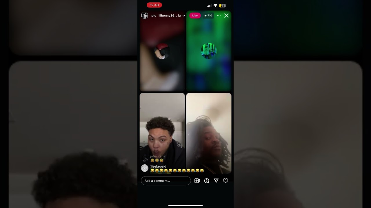 Lil Benny and DamnnSolo get to the bottom of beef in front of 800+ ig Live (MUST WATCH)😭😭