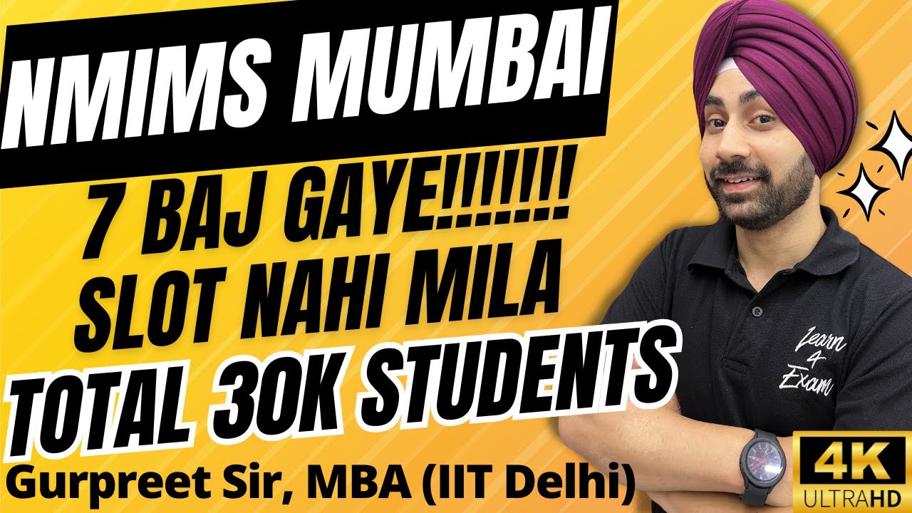 7PM NMIMS Form Closed | Request To NMIMS | Total How Many Students Going For Test & PI