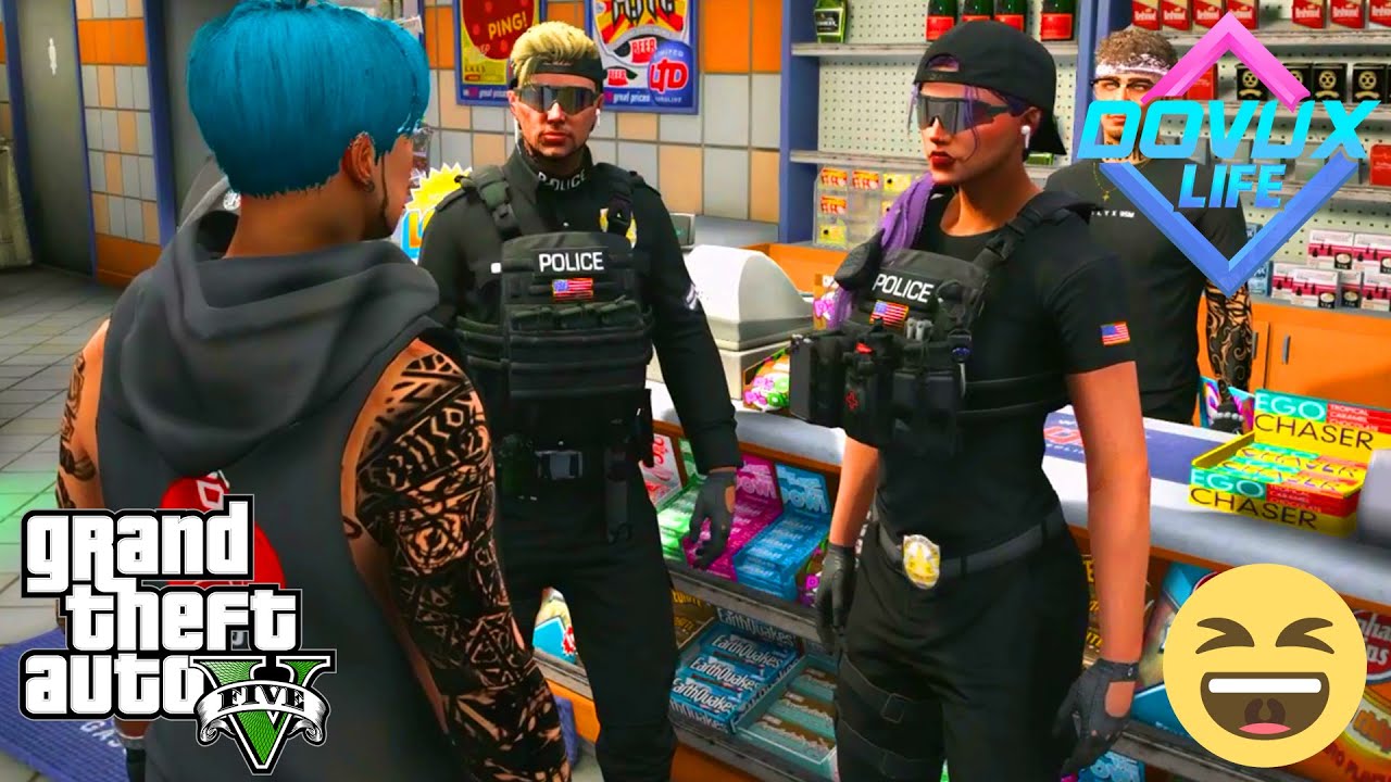 YOSHI HACE ENOJAR A LA POLICIA (Pomelitok) JAJA XD 😆 | DovuX Life | GTA 5 Roleplay | #gta #dovuxlife