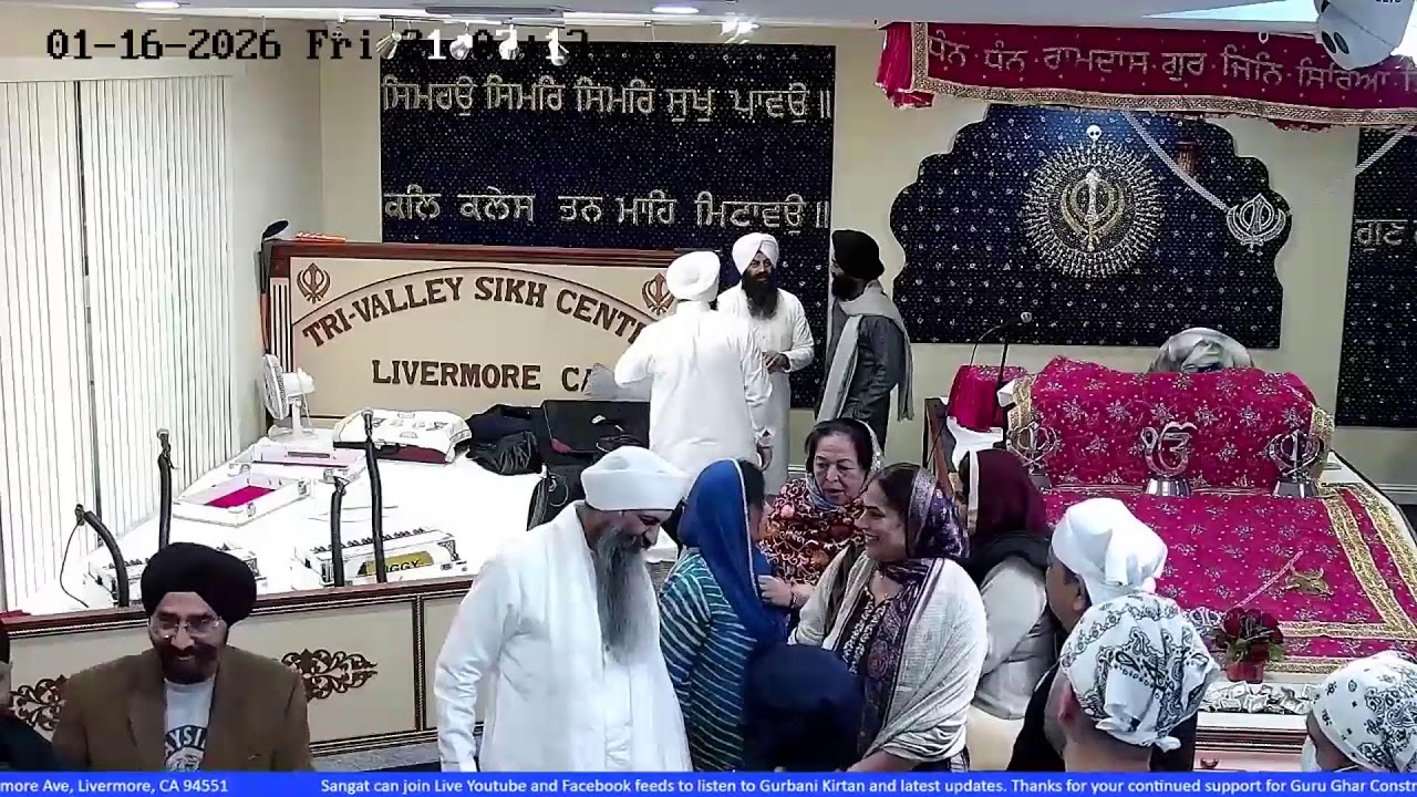 TVSC Fri 16th 2026 Eve Diwan - Sant Anoop Singh Ji Una Wale kirtan diwan