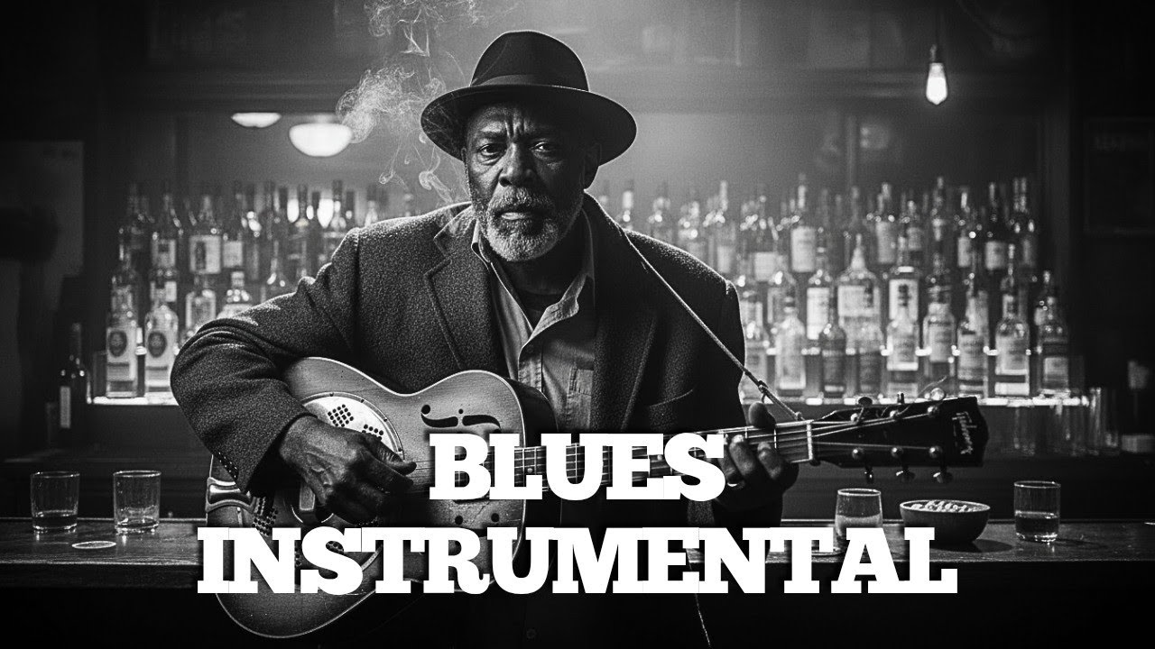 Relaxing Blues Music - Blues Instrumental | Lonely Highway Blues / Night Shift Mood / Stress Relief