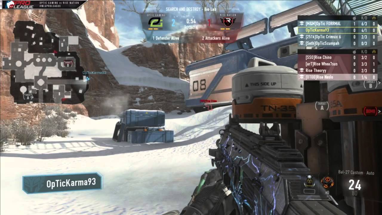 Optic Gaming vs Rise Nation - Game 5 (MLG Pro League - Apr 16th 2015)