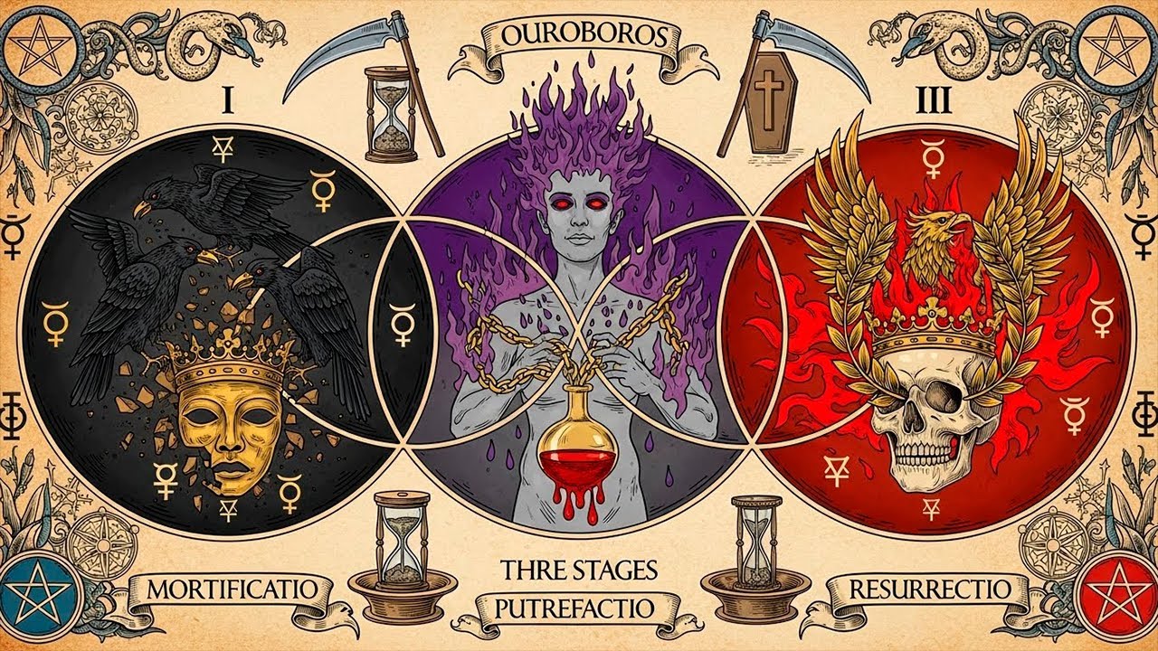Mortificatio — The 3 Necessary Deaths in the Journey to Individuation (Jung + Alchemy)