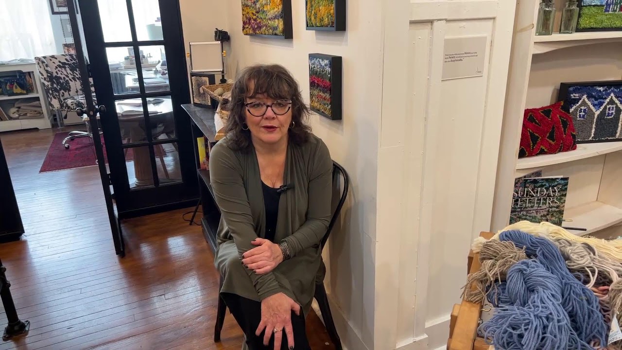 Hooking rugs with pastels, Thursday live: Episode 165