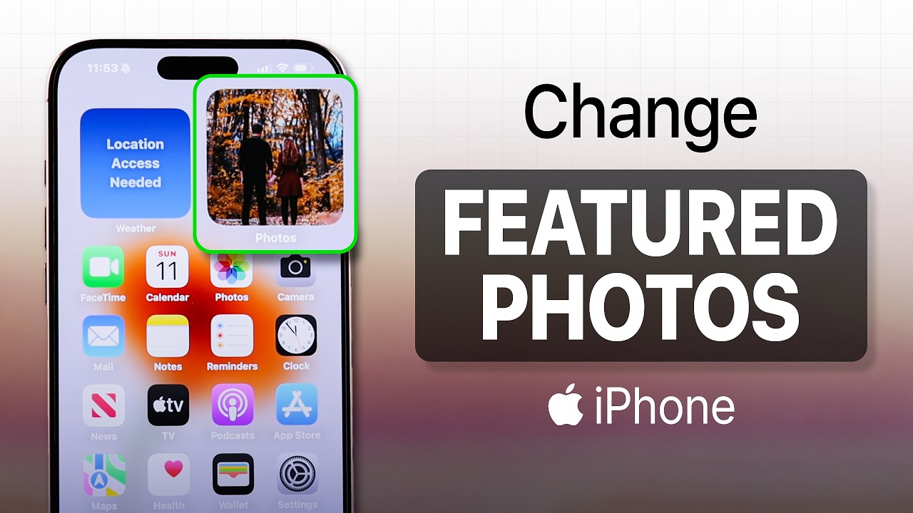 How To Change Featured Photos On iPhone! [2025]
