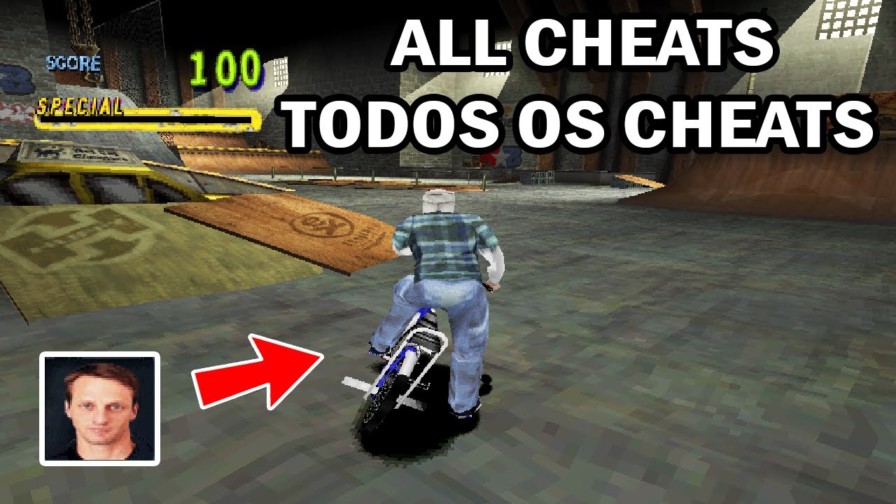 Mat Hoffman's Pro BMX [PS1] - All Cheats (Todos os Cheats)