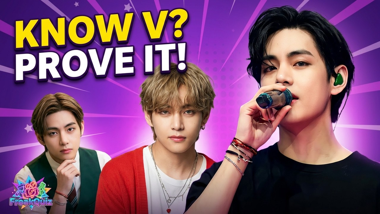 ¿Conoces la historia de V? ¡Demuéstralo en este Quiz! 🎤