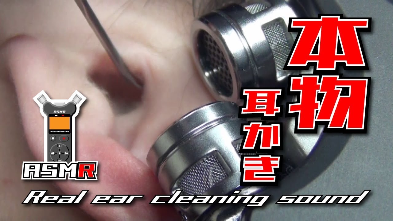 【ASMR】本物の耳かき音 ステンレスミミカキ Real Ear Cleaning Sound /TASCAM DR-07MK2-JJ/no talking