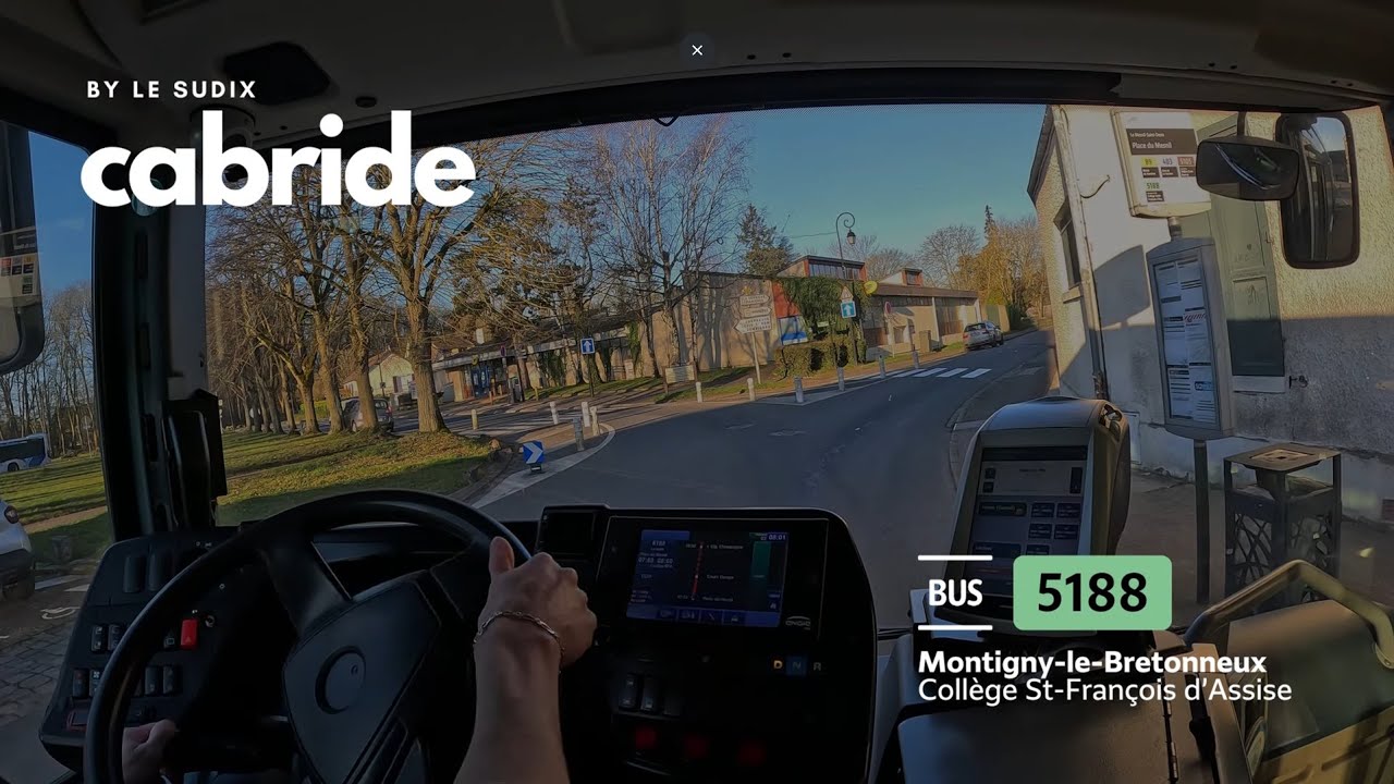 🎥 Ligne 5188 → Collège St-François d'Assise | CABRIDE | Heuliez GX 437
