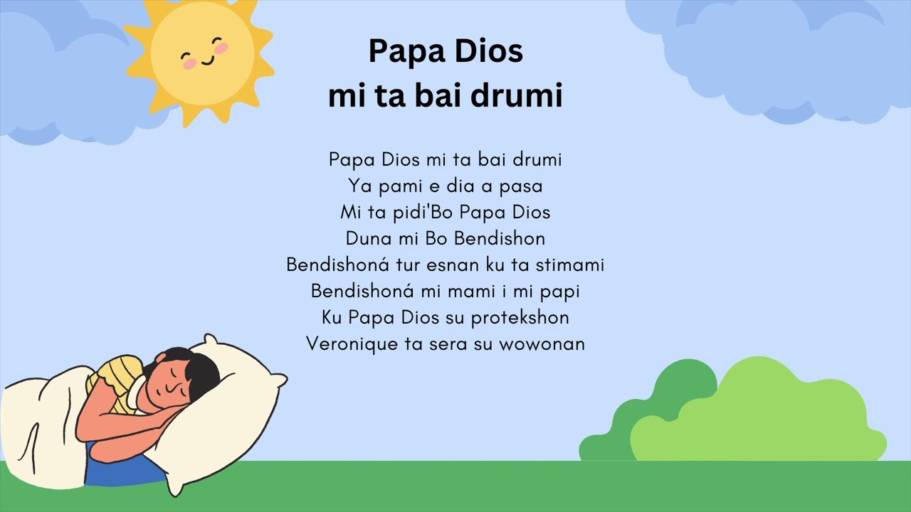 Papa Dios mi ta bai drumi