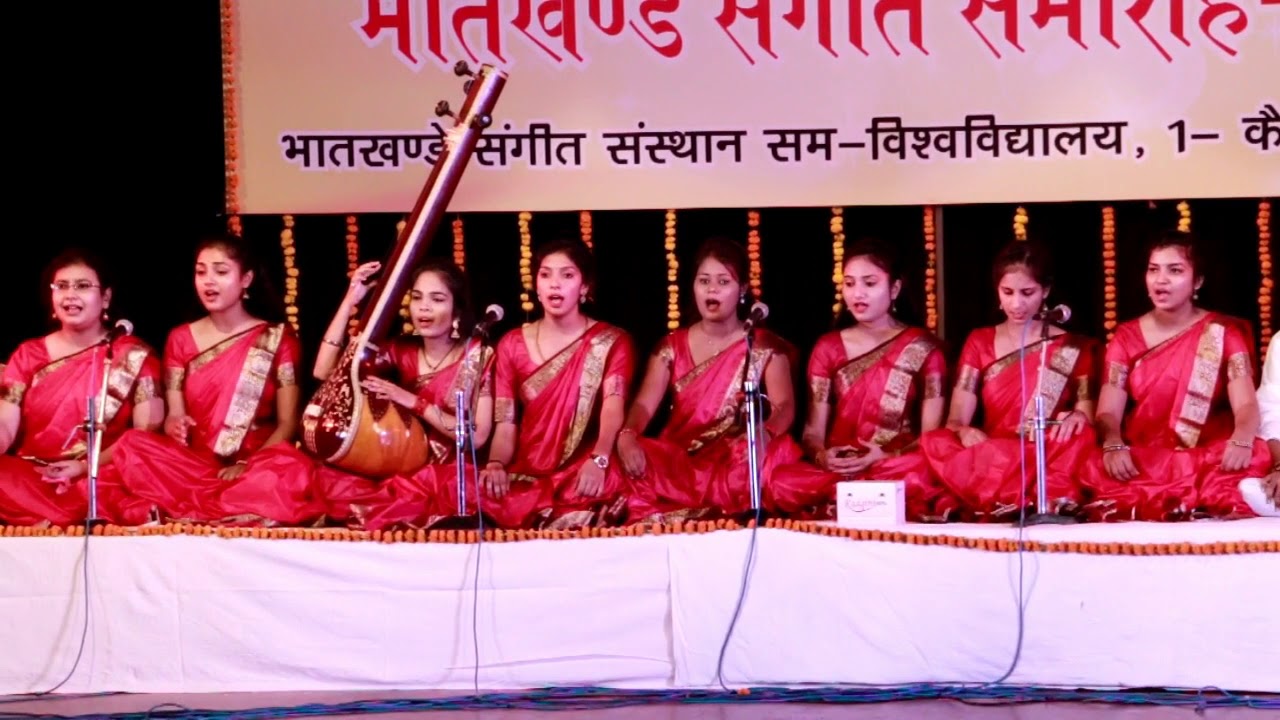 Raag malkauns |Sk sanjana  with group | bhatkhande jayanti samaroh |
