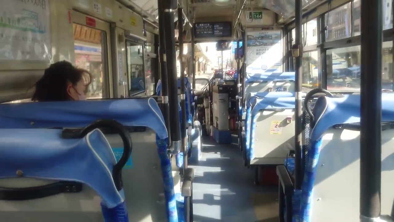 宮崎交通車窓 宮交シティ→宮崎駅 エルガミオ PALR234J1