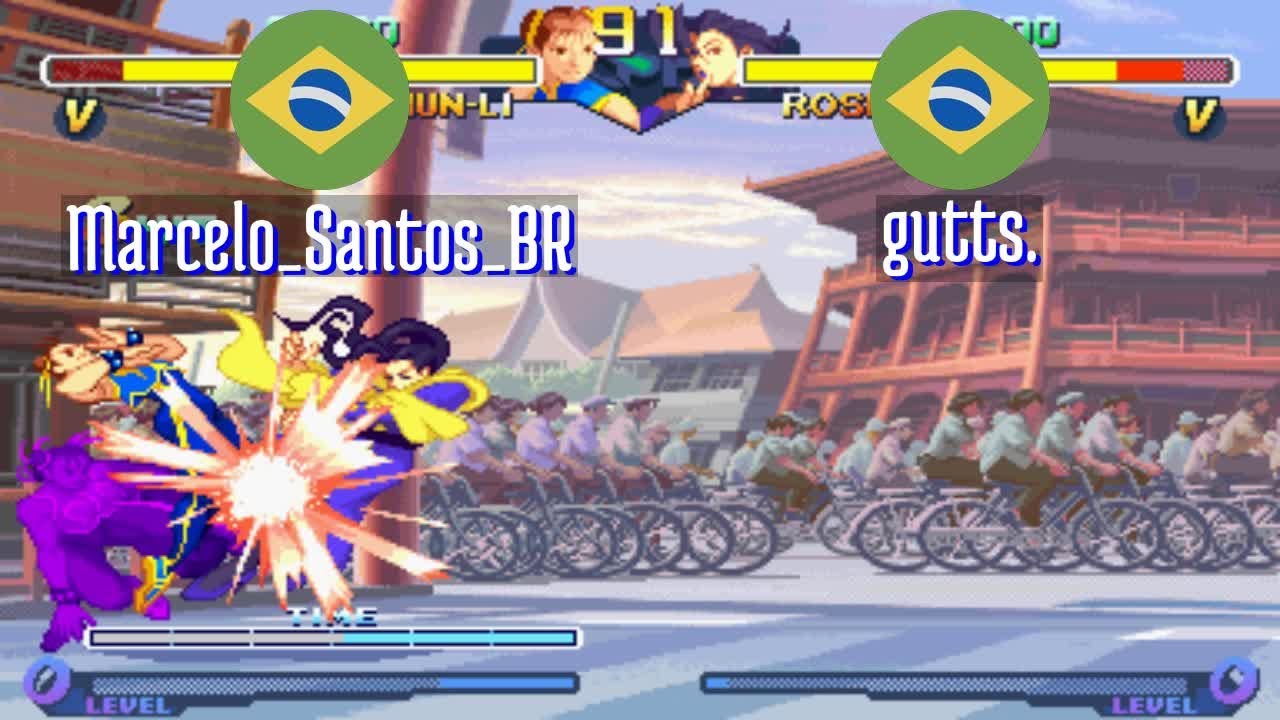 FT5 @sfa2u: Marcelo_Santos_BR (BR) vs gutts. (BR) [Street Fighter Alpha 2 sfa2 Fightcade] Sep 26