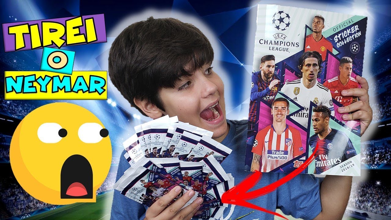 TIREI O NEYMAR: ALBUM CHAMPIONS LEAGUE 2019 FIGURINHA DA CHAMPIONS LEAGUE - MANCHESTER CITY, REAL...