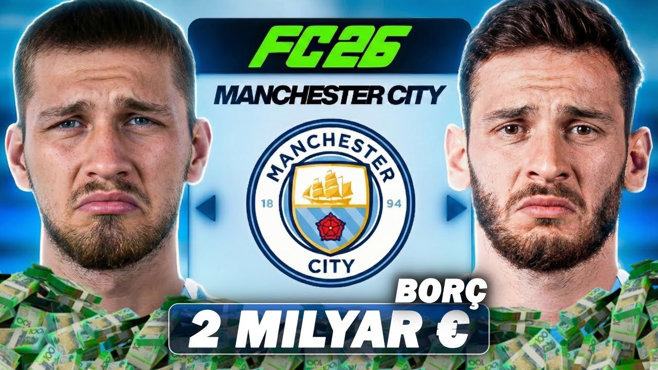 2 MİLYAR EURO BORÇLA MANCHESTER CITY'İ KURTARIYORUZ!