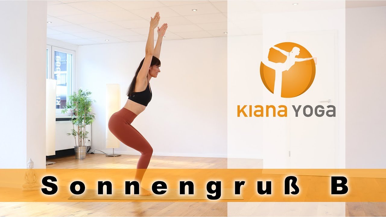 15 Minuten Yoga am Morgen/ Sonnengruß B Tutorial / Anleitung Yoga Sonnengruss Routine wach&kraftvoll