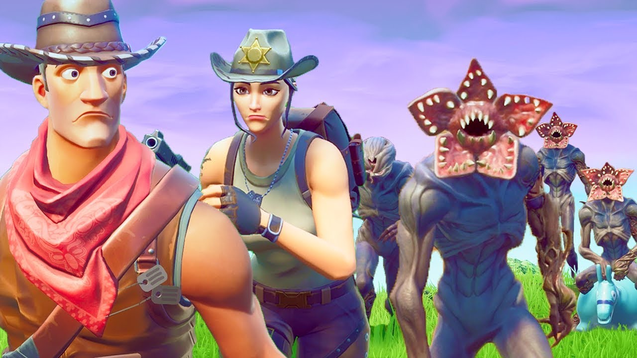 Stranger Things Demogorgons INVADE Tilted Town - Fortnite Short Film