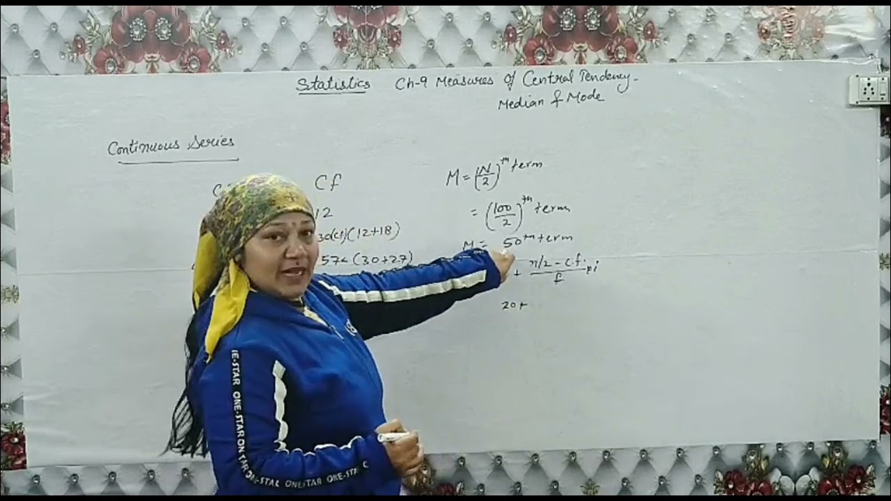 Measures of central tendency- Median class 11 #lecture 1