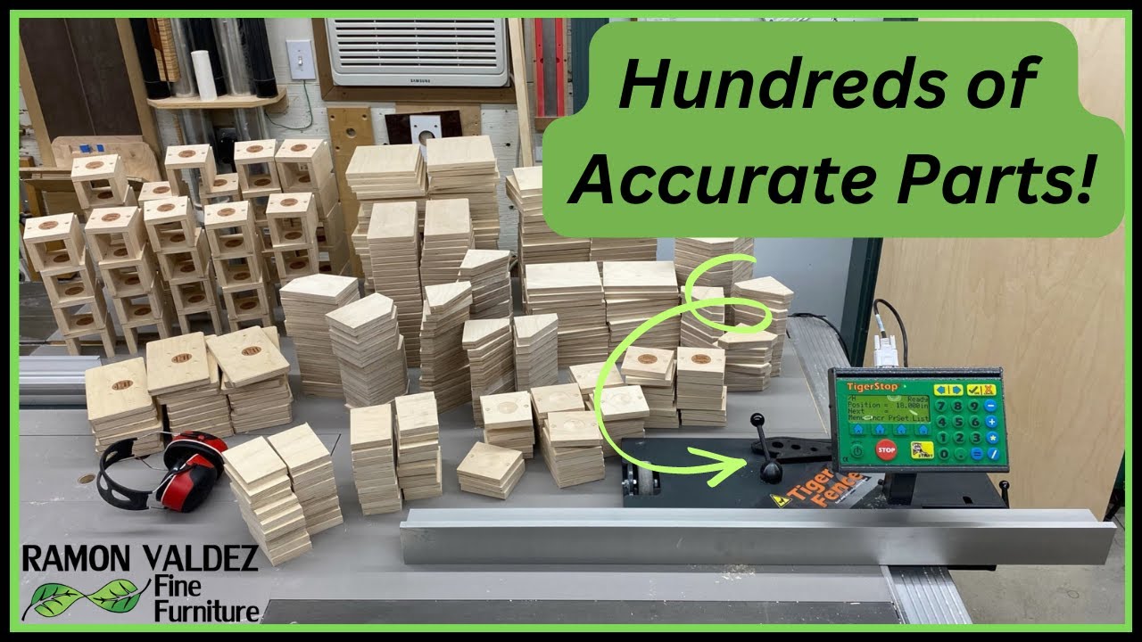 Hundreds of Accurate Parts Made Quickly with the Incredible TigerFence!