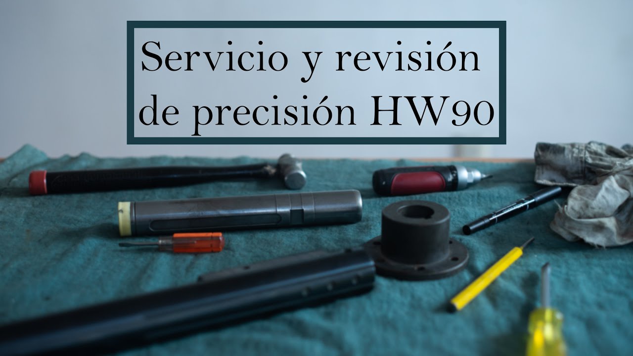 Rifle de pistón de Aire Weihrauch HW90 calibre 5.5mm Servicio y precisión