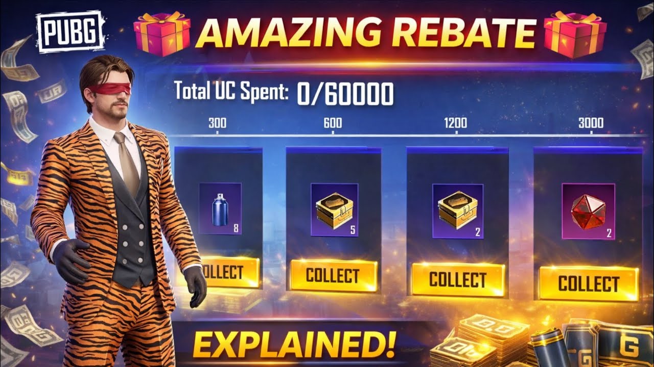 How to Get Amazing Rebate in PUBG Mobile 🔥 | Easy Method | Amazing Rebate Event