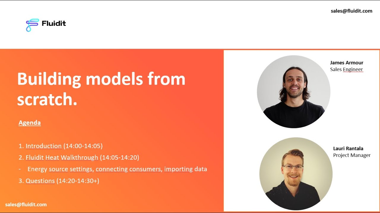 Fluidit webinar: Fluidit Heat - Building District Energy models from scratch