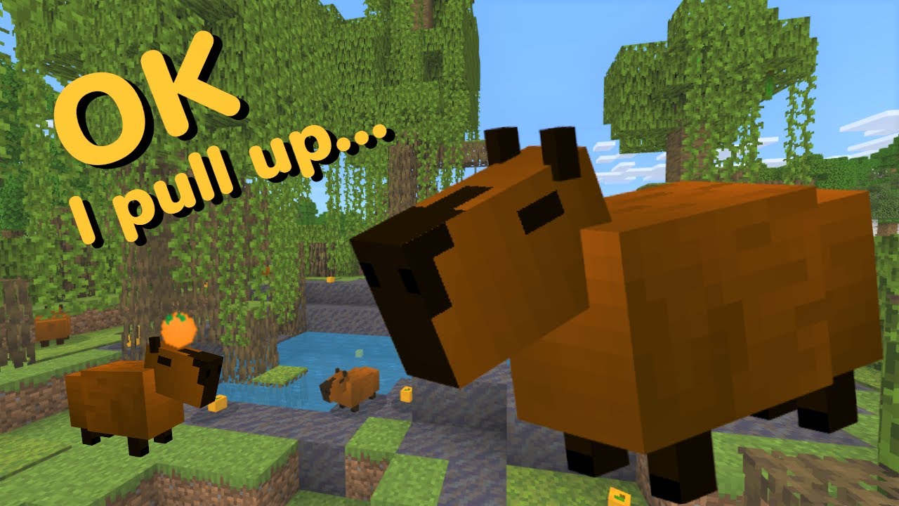 I Added Capybaras to Minecraft!