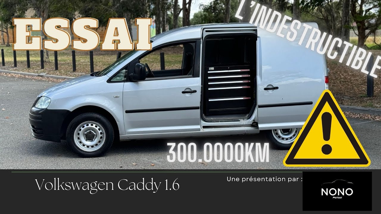 Essai / présentation VW caddy 1.6 manuel 2006 L'indestructible 300000km bilan