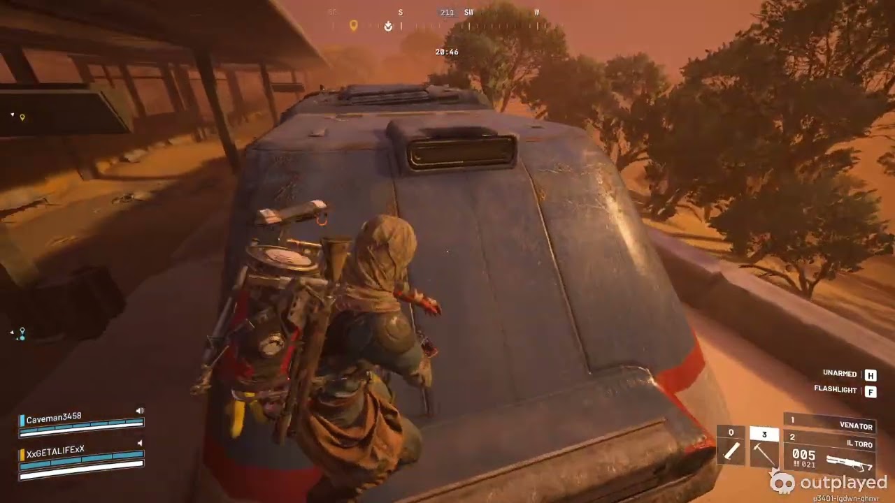 ARC Raiders video w/ caveman (dangerous jumps)