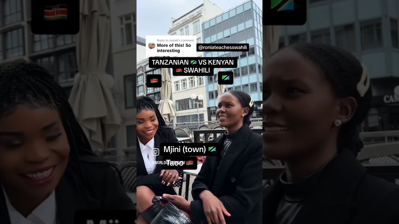 Tanzania Swahili Vs Kenya Swahili, Which is Better Language ! Must Watch 🇹🇿🇰🇪