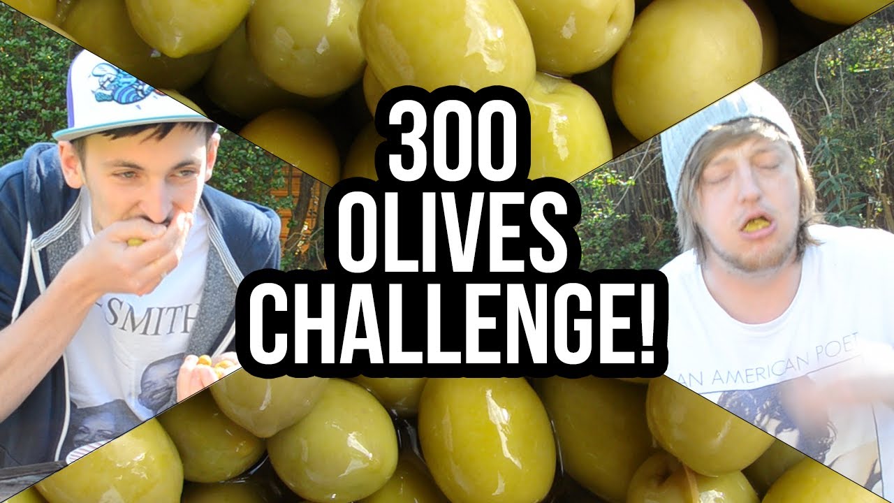Eating 300 Olives Challenge | WheresMyChallenge VS WrecklessEating