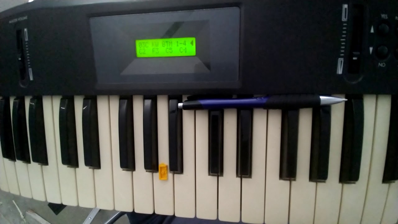 como dividir un Korg X5D (,para mi amigo Toni y Valentín)