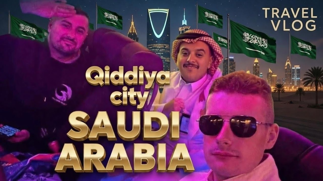 Six Flags Qiddiya city. Getting there!!!