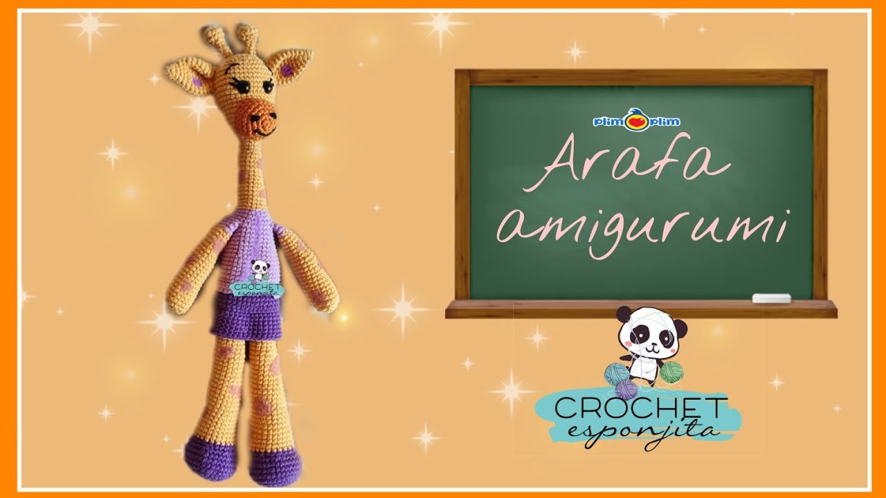 Arafa jirafa de plim plim crochet