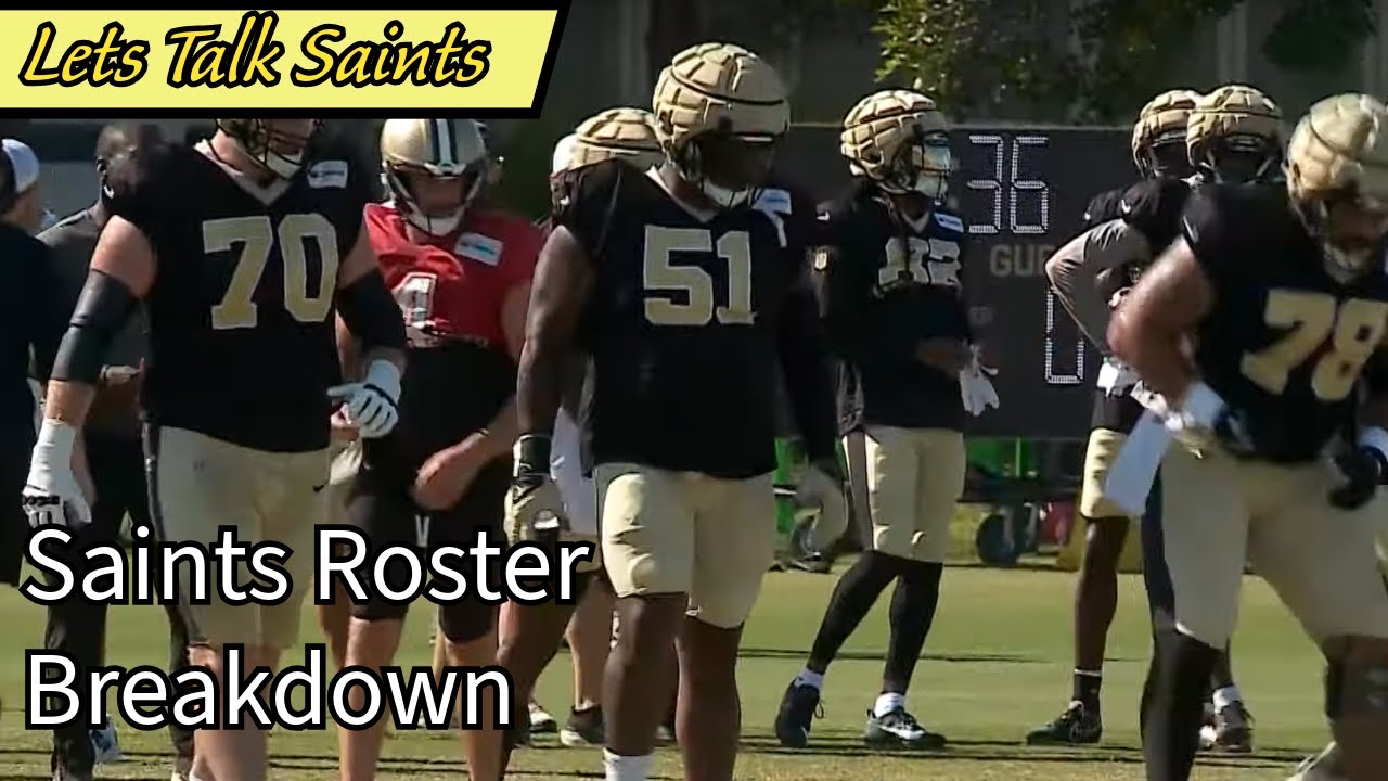 Saints Roster Breakdown by Position:Strengths & Needs