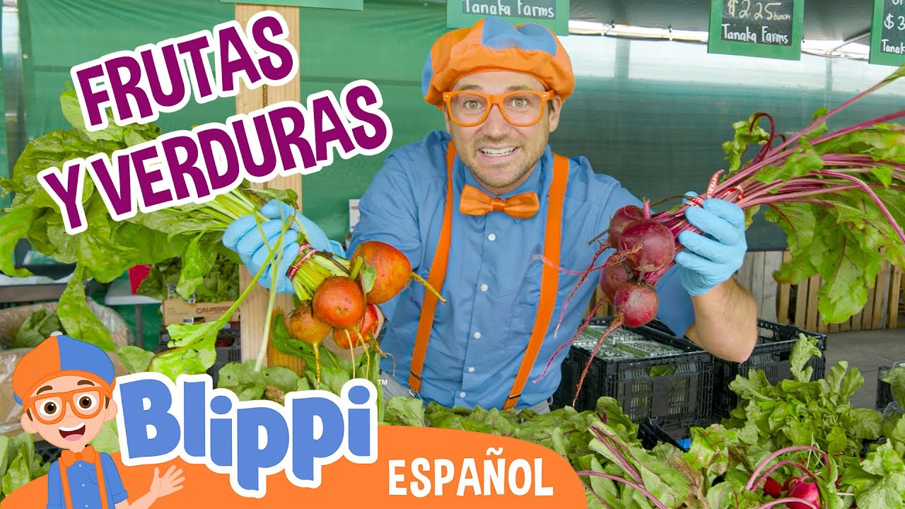 Blippi aprende a comer saludable en la granja