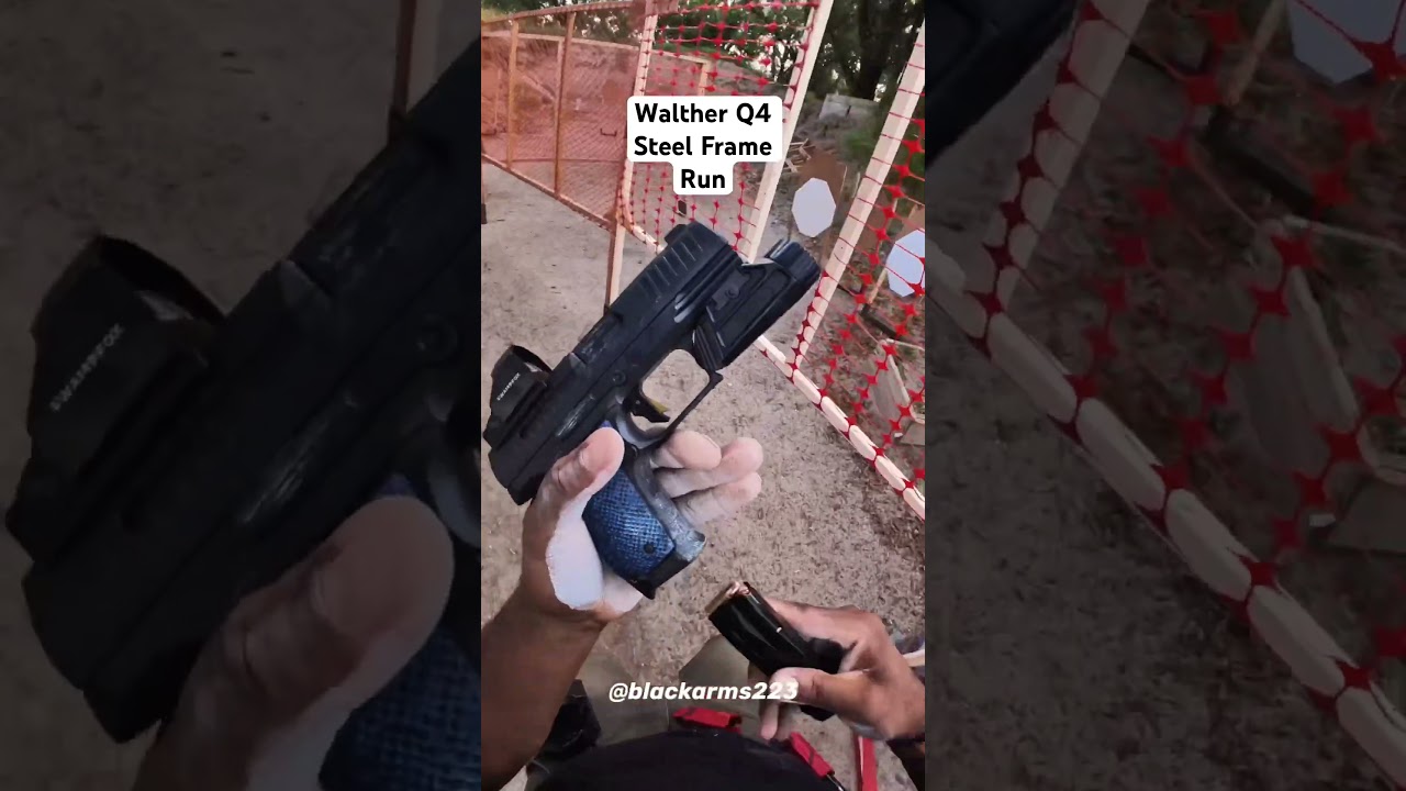 Walther Q4 steel frame #uspsa