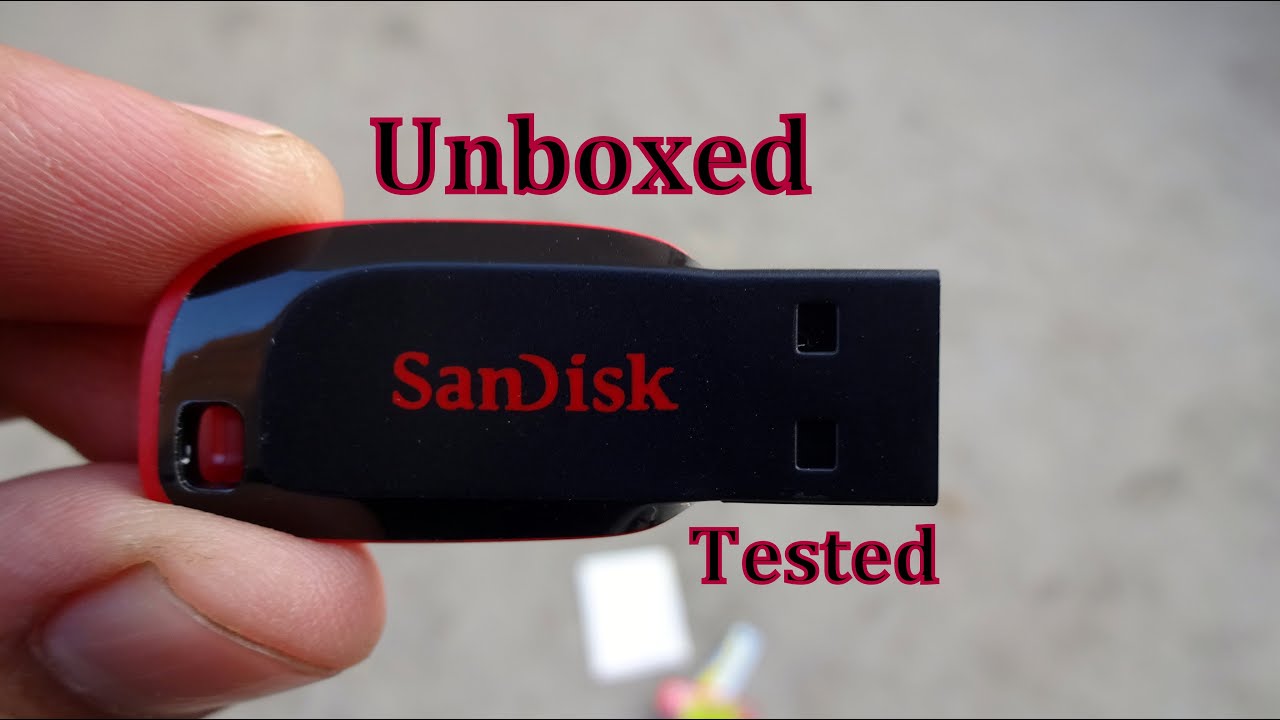 Распаковка флешки Sandisk Cruzer Blade [2025]