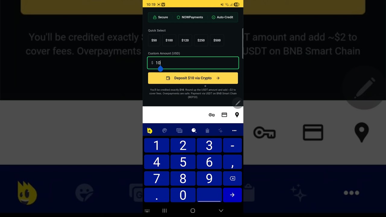 How To Deposit Fuel Fee on yo Crypto Flow bot
