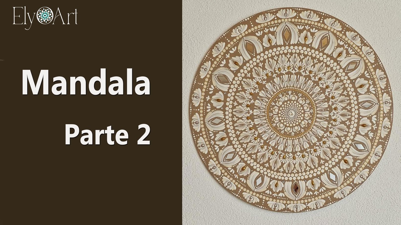 Il Mandala Prende Forma 🤍 Dot Art nei Toni Crema | Parte 2