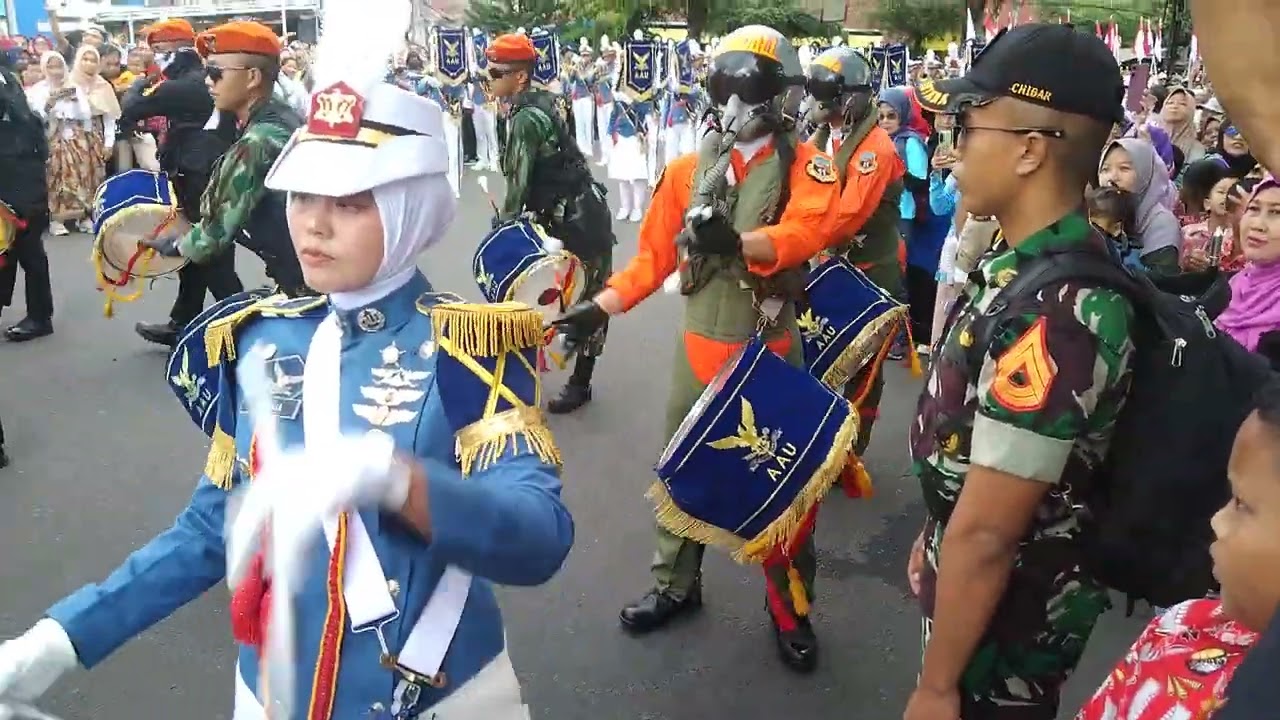DRUMBAND AU ANGKATAN UDARA | REUNI SMAN 1 PURWOREJO 2025 # VIRAL  