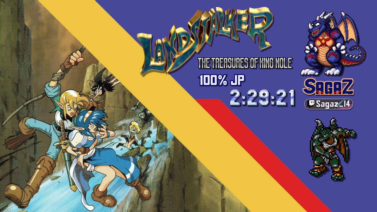 [WR] Landstalker : The Treasures of King Nole - Speedrun 100% JP in 2:29:21