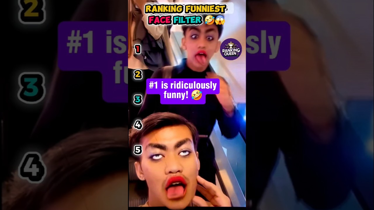 Ranking Funniest Face Filter 😱🤣 #FaceFilter #FunnyFilter #FunnyTrend #Shorts #TrendingNow