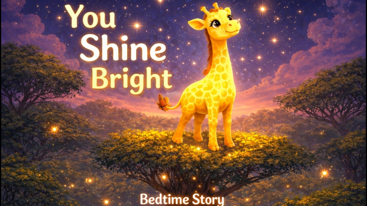 The Yellow Giraffe 🌙 Bedtime Story for Kids | Follow Your Dreams