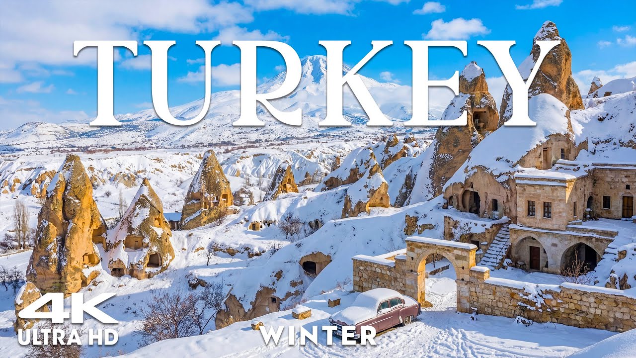 Winter in Turkey 4K | Winter Wonderland of Snowy Cappadocia, Silent Valleys & Timeless Anatolia