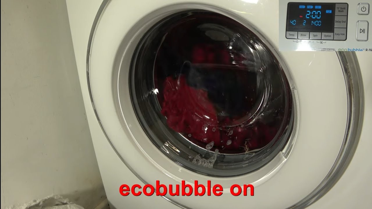 I Finally Review my Samsung Ecobubble 8kg 1400 spin washing machine